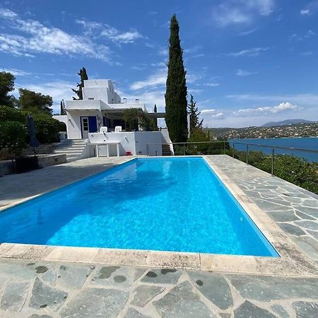 Retreat Villa By The Sea With Pool In Porto Heli Bagian luar foto