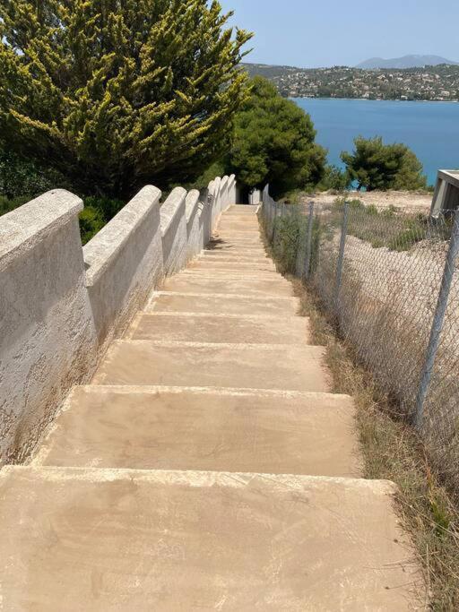 Retreat Villa By The Sea With Pool In Porto Heli Bagian luar foto